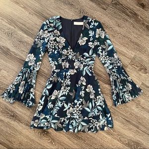 Keepsake the label floral blue dress